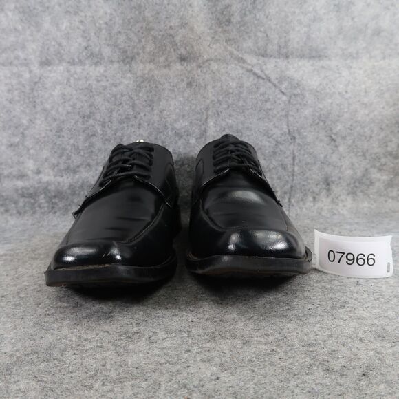 Stacy Adams Shoe Mens 8 Oxford Dress Formal Leather Square Toe Derby Calhoun Moc main image 6